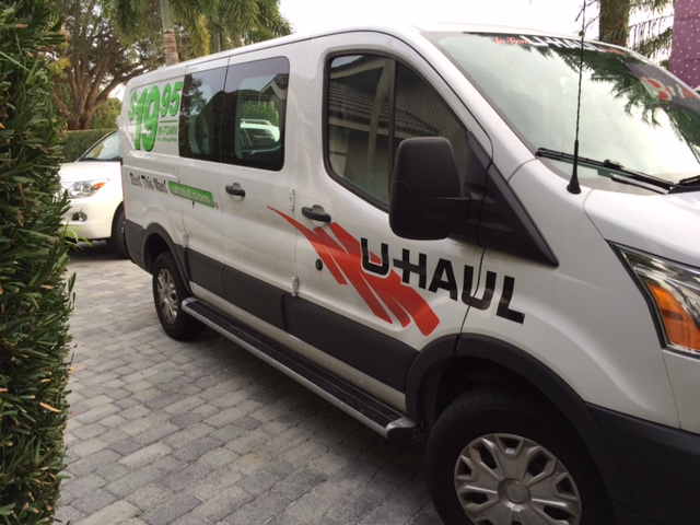 Uhaul van filled with toys ready to make deliveries.